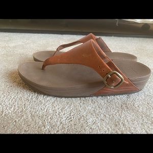 Women’s Brown Fitflop Sandals Size 9